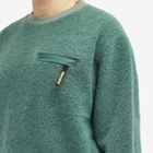 thisisneverthat Men's x Gore-Tex Windstopper Fleece Sweatshirt in Teal