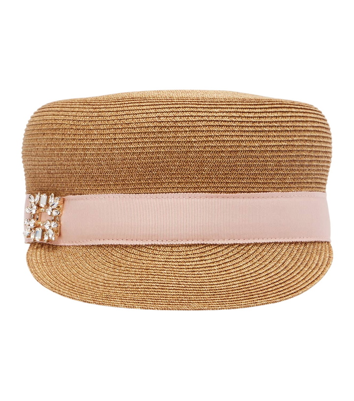 Photo: Roger Vivier Broche Vivier newsboy cap