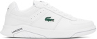 Lacoste White Game Advance Sneakers