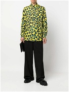VERSACE - Leopard Print Silk Shirt