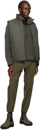 Goldwin Khaki Half-Zip Sweater