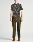 Etro Mens T-shirt Military in Green