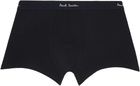 Paul Smith Five-Pack Black Organic Cotton Boxer Briefs