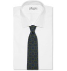 E.MARINELLA - 8.5cm Floral-Print Silk-Twill Tie - Green