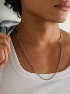 David Yurman - Platinum Box Chain Necklace