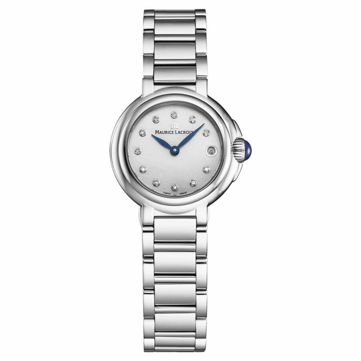 Photo: Maurice Lacroix Fiaba Quartz Diamond Silver Dial Ladies Watch FA1003-SS002-170-1