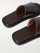 BOTTEGA VENETA - Leather Slides - Brown