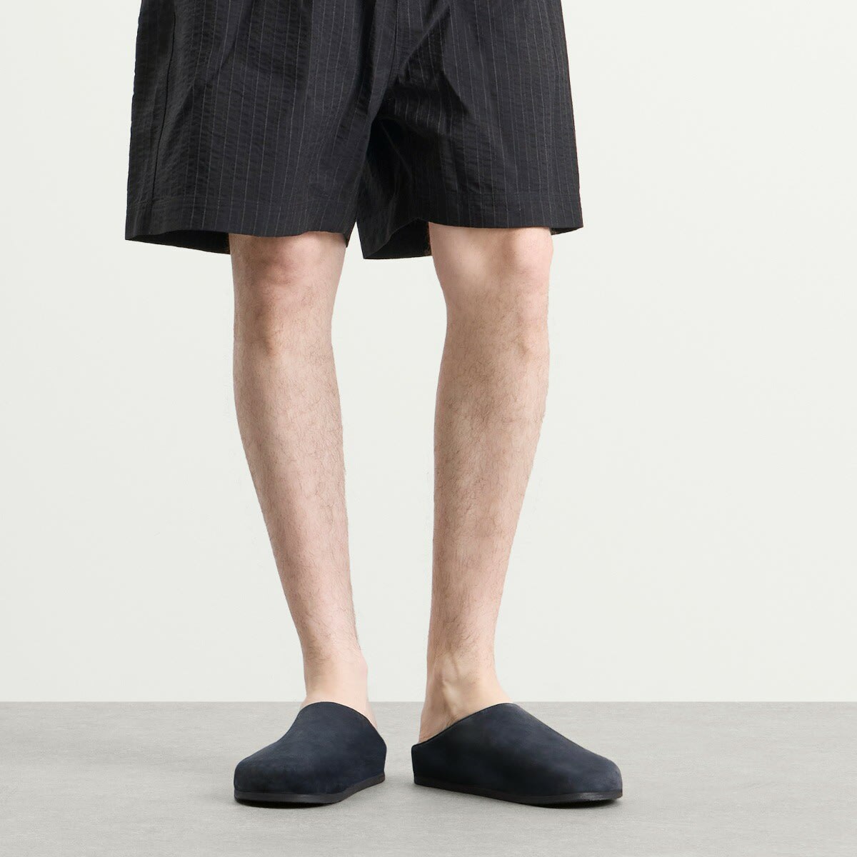 Studio Nicholson Men's Wearing Slip On Clog in Ocean