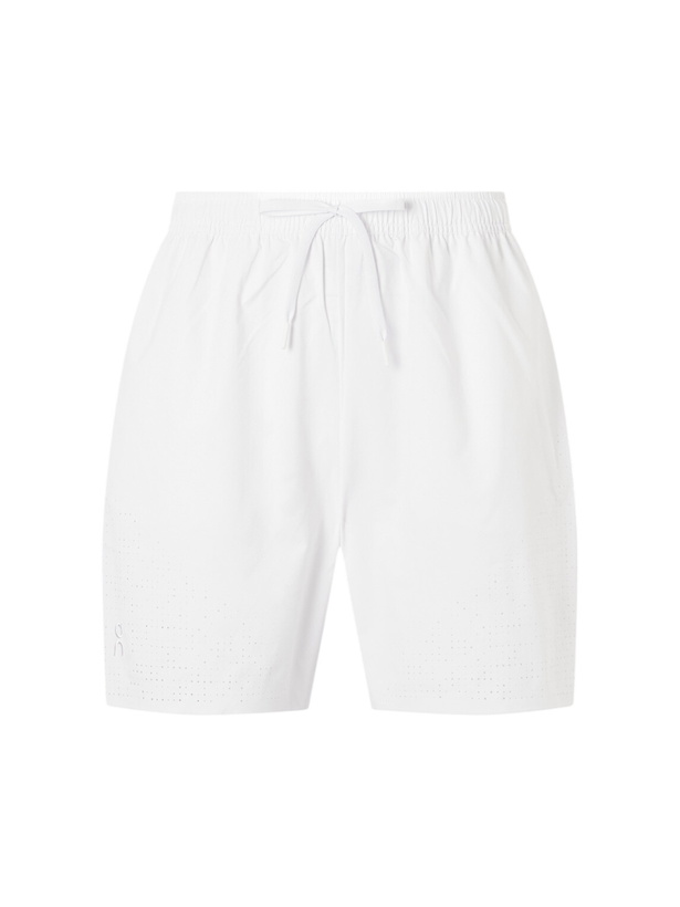 Photo: On - Court Straight-Leg Recycled-Shell Tennis Shorts - White