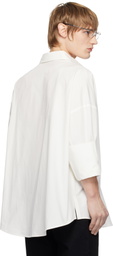 Fax Copy Express White Oversized Shirt
