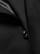 ALEXANDER MCQUEEN - Slim-Fit Harness-Detailed Wool-Twill Coat - Black