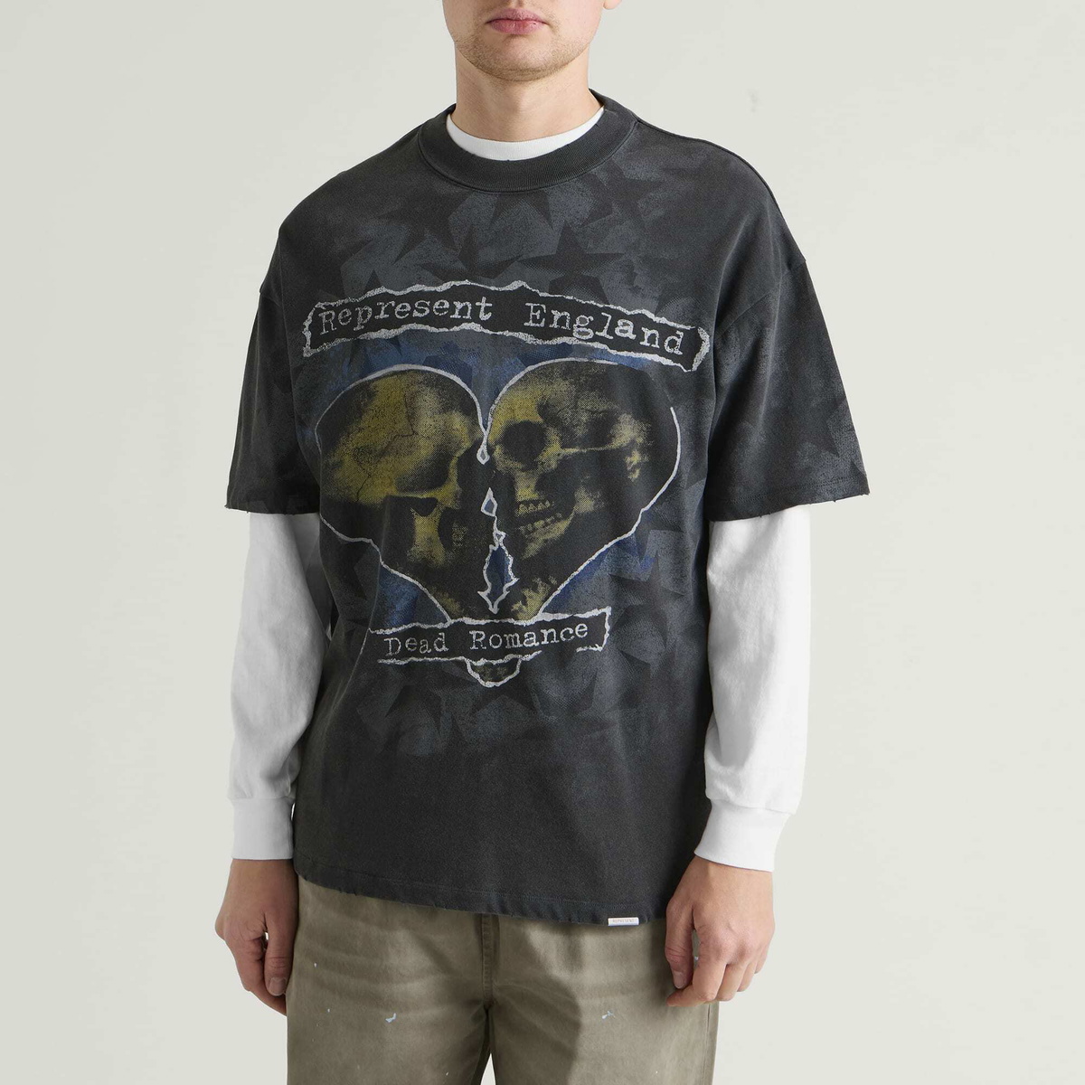 Represent Men's Romance T-Shirt in Vintage Black