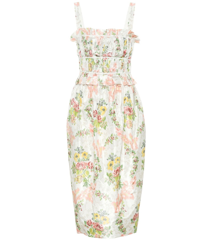 Photo: Brock Collection - Palmira floral silk-blend dress