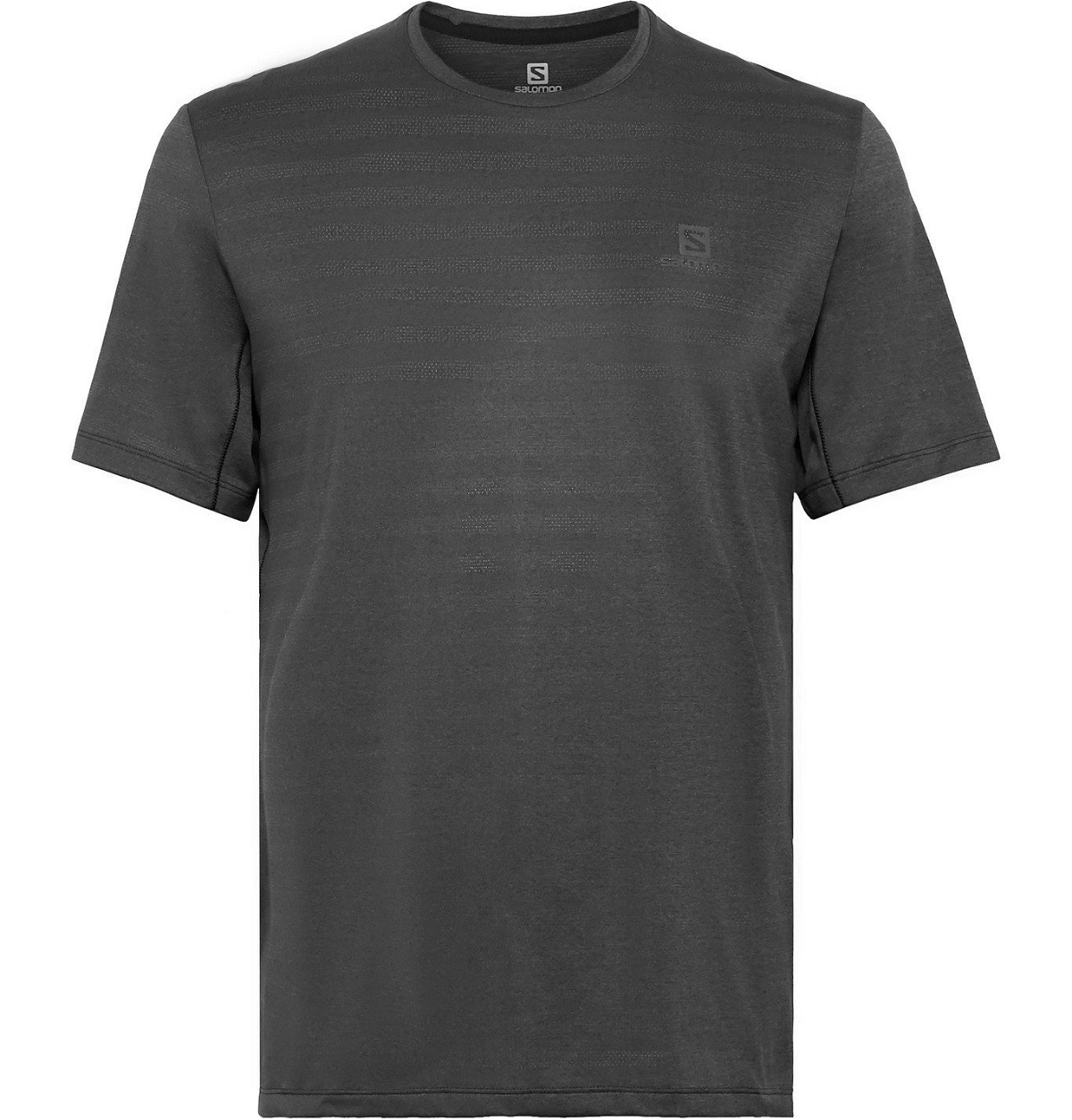 Photo: Salomon - XA Perforated Stretch-Jersey T-Shirt - Black