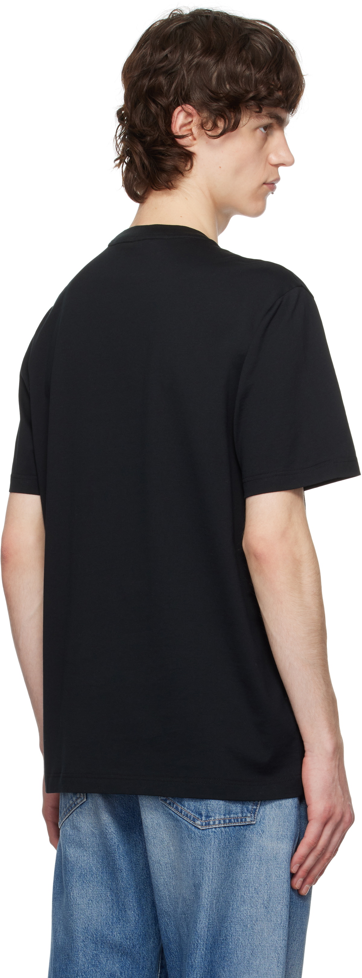 Brioni Black Crewneck T-shirt