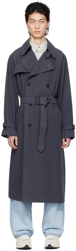 Photo: YLÈVE Gray Belted Trench Coat