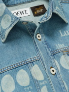 LOEWE - Paula's Ibiza Printed Denim Overshirt - Blue