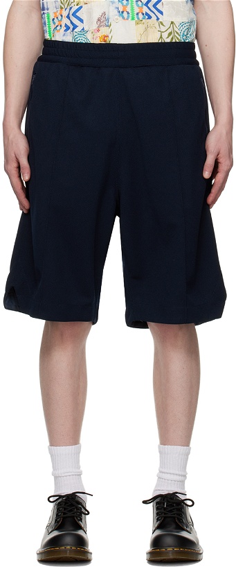 Photo: Engineered Garments Navy BB Shorts