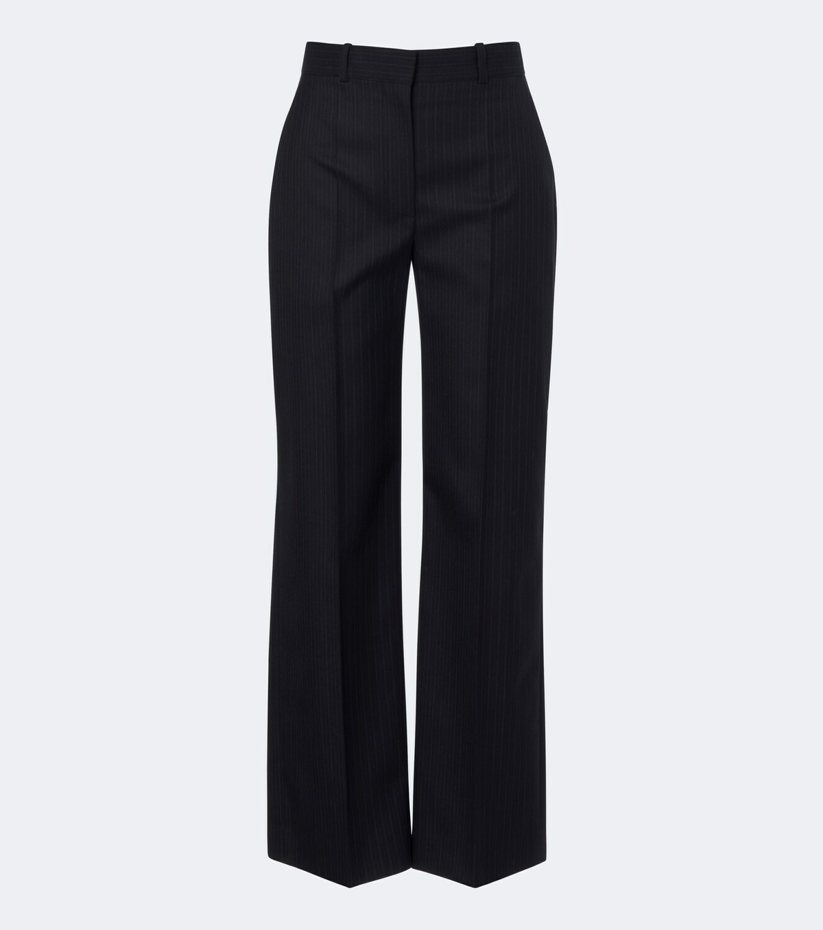 The Row Yda pinstripe wool straight pants