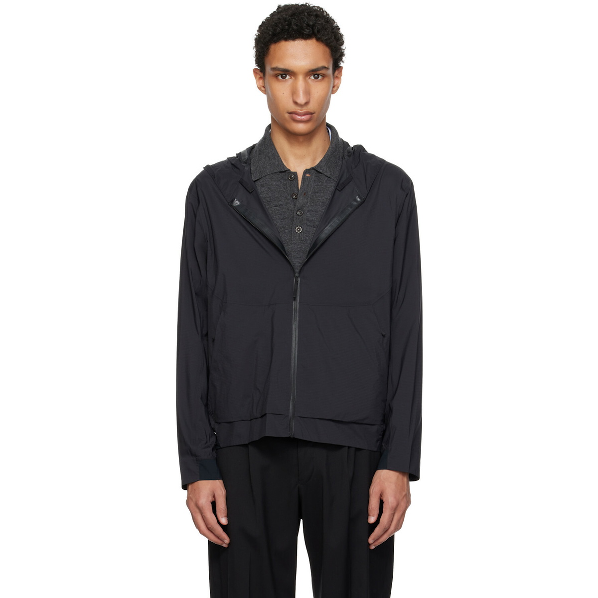 Veilance Black Demlo Hoody Jacket