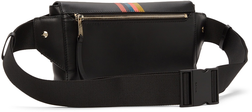 Paul Smith Black Leather 'Painted Stripe' Cross-Body Bag - ShopStyle