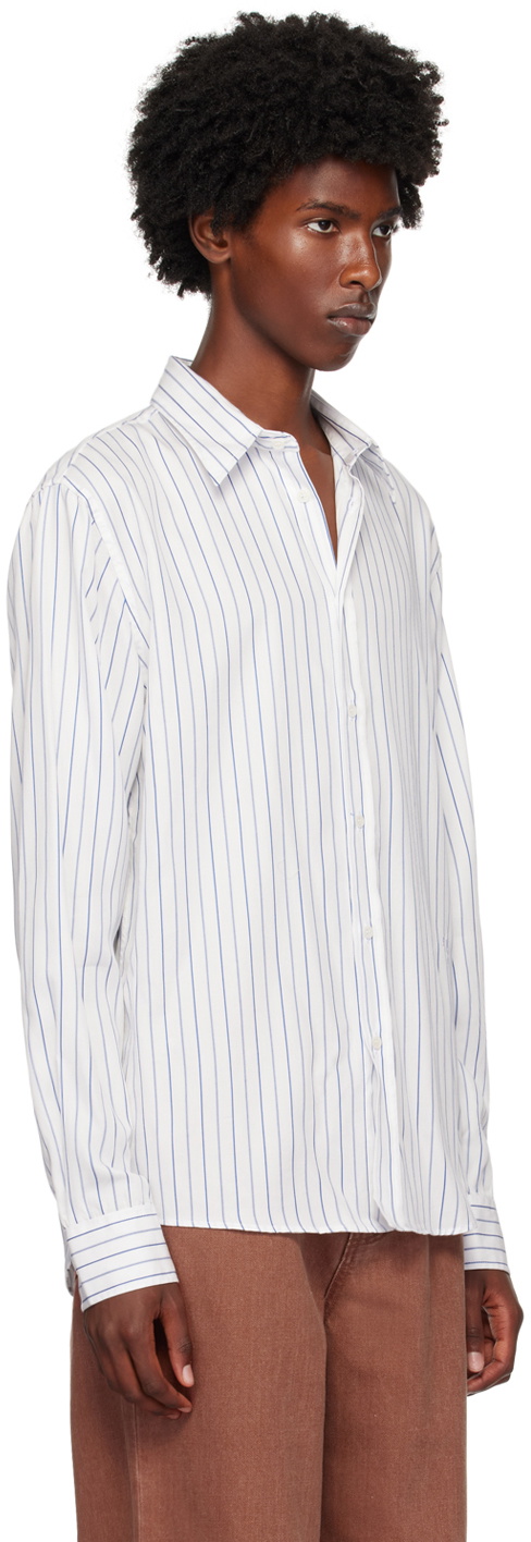 Soulland White & Navy Rado Shirt