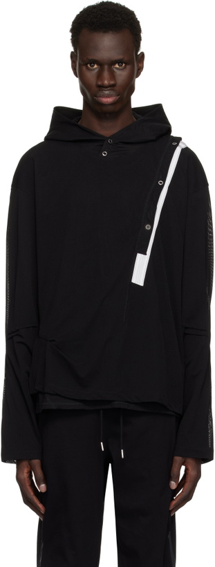 Photo: Kiko Kostadinov Black Inex Hoodie