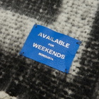 Bongusta Weekend Plaid Blanket in Cream/Ink 