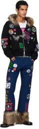 Chopova Lowena Blue Kram Jeans