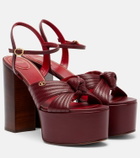 Valentino Garavani Crasher VLogo leather platform sandals