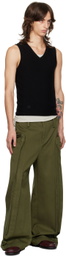Fax Copy Express Black V-Neck Vest