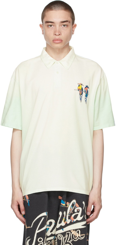 Photo: Loewe Green Paula's Ibiza Embroidered Parrot Polo