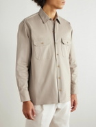 Ghiaia Cashmere - Cotton-Twill Shirt - Neutrals