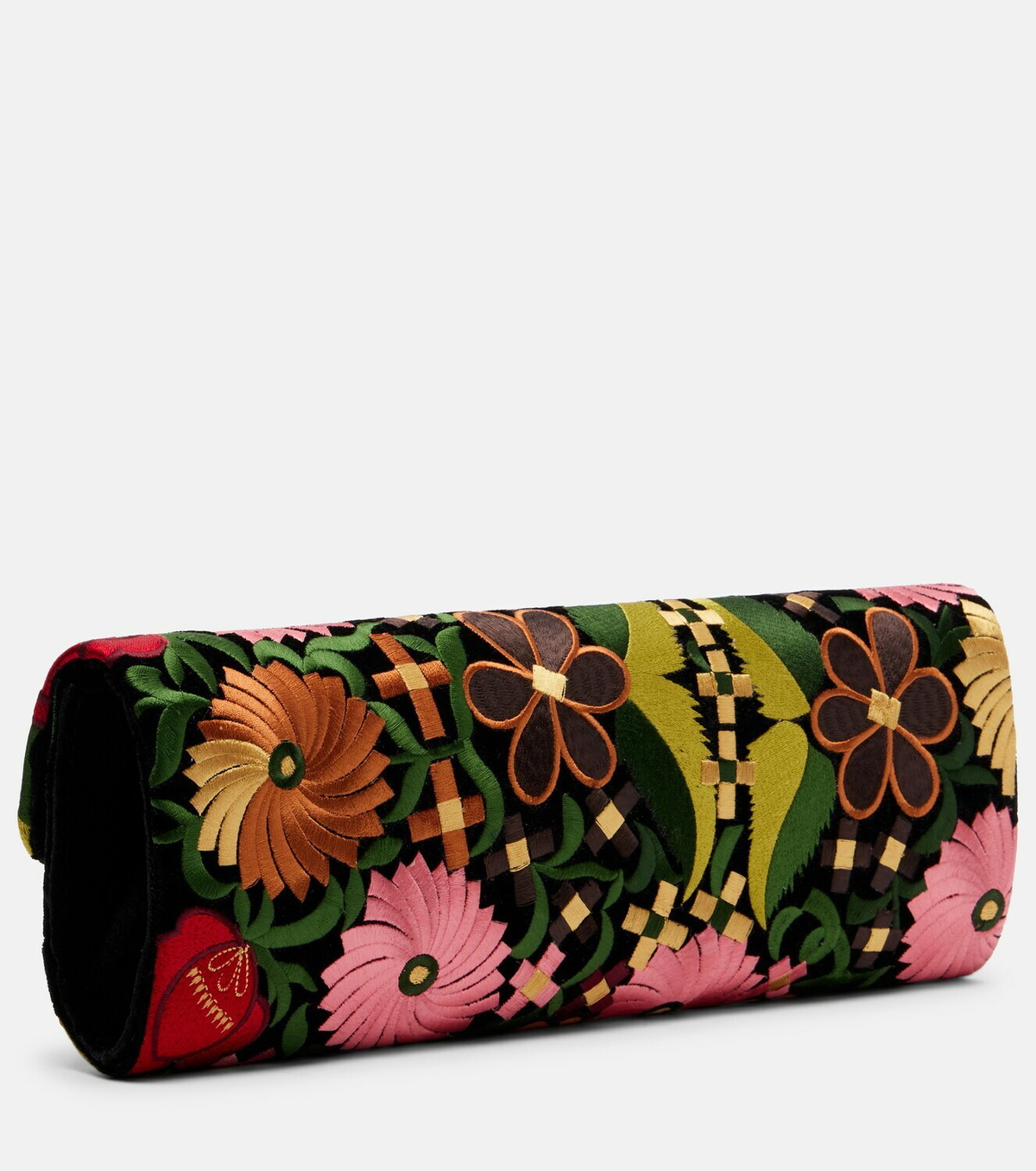 La DoubleJ Small embroidered clutch