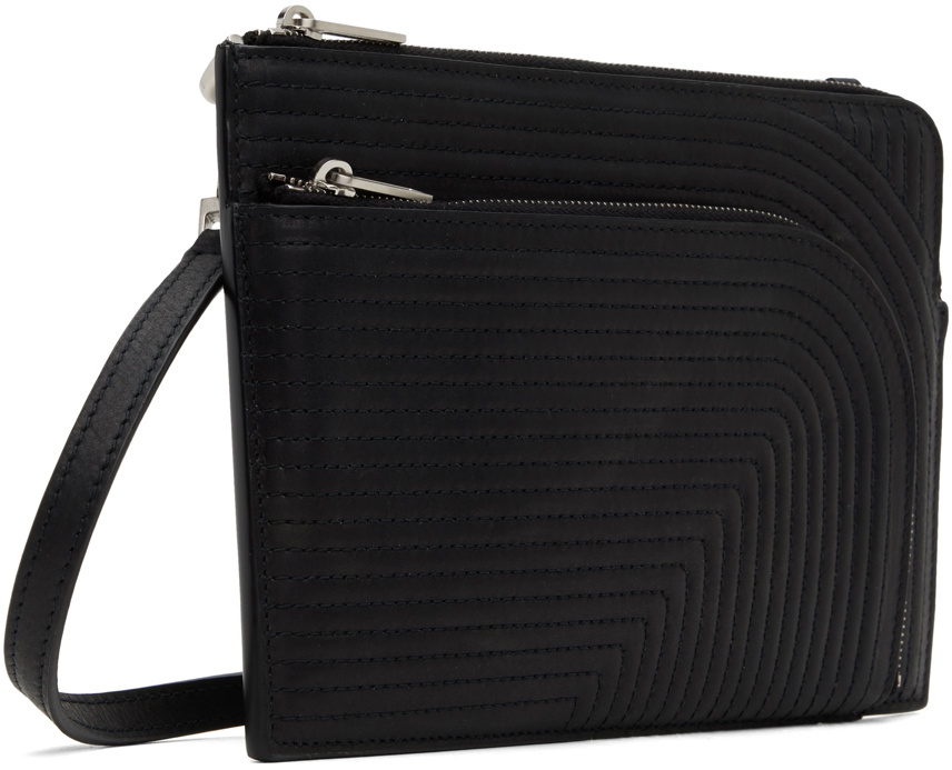 Rick Owens 24SS カーフレザーSugar Clubバッグ Rick Owens Black Sugar Calf Leather Club Pouch Rick Owens