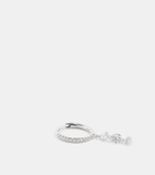 Persée 18kt gold single earring with diamonds