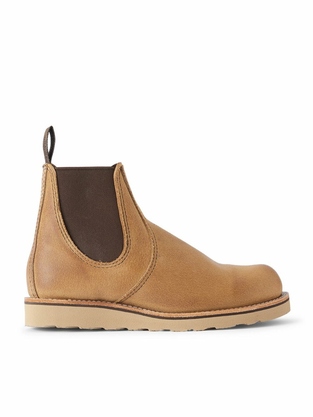 Photo: Red Wing Shoes - 3192 Suede Chelsea Boots - Brown