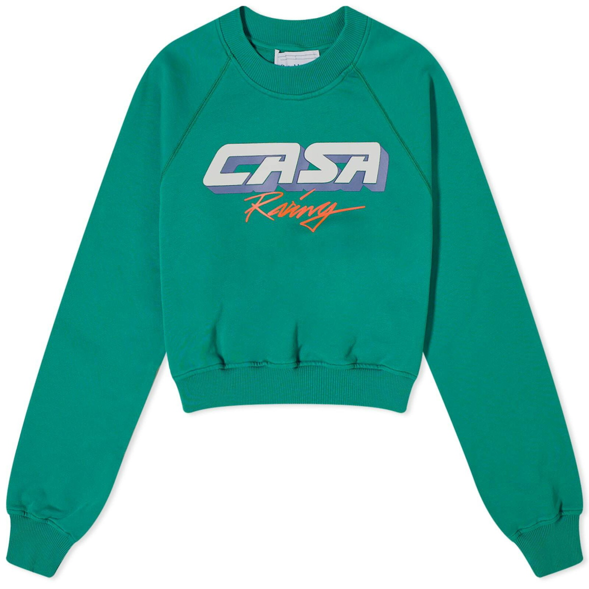 Casablanca Women's Cropped Sweat in Casa Racing