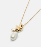Givenchy Chain Link pearl pendant necklace