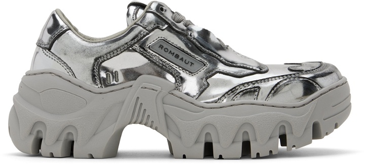 Photo: Rombaut SSENSE Exclusive Silver Boccaccio II Sneakers