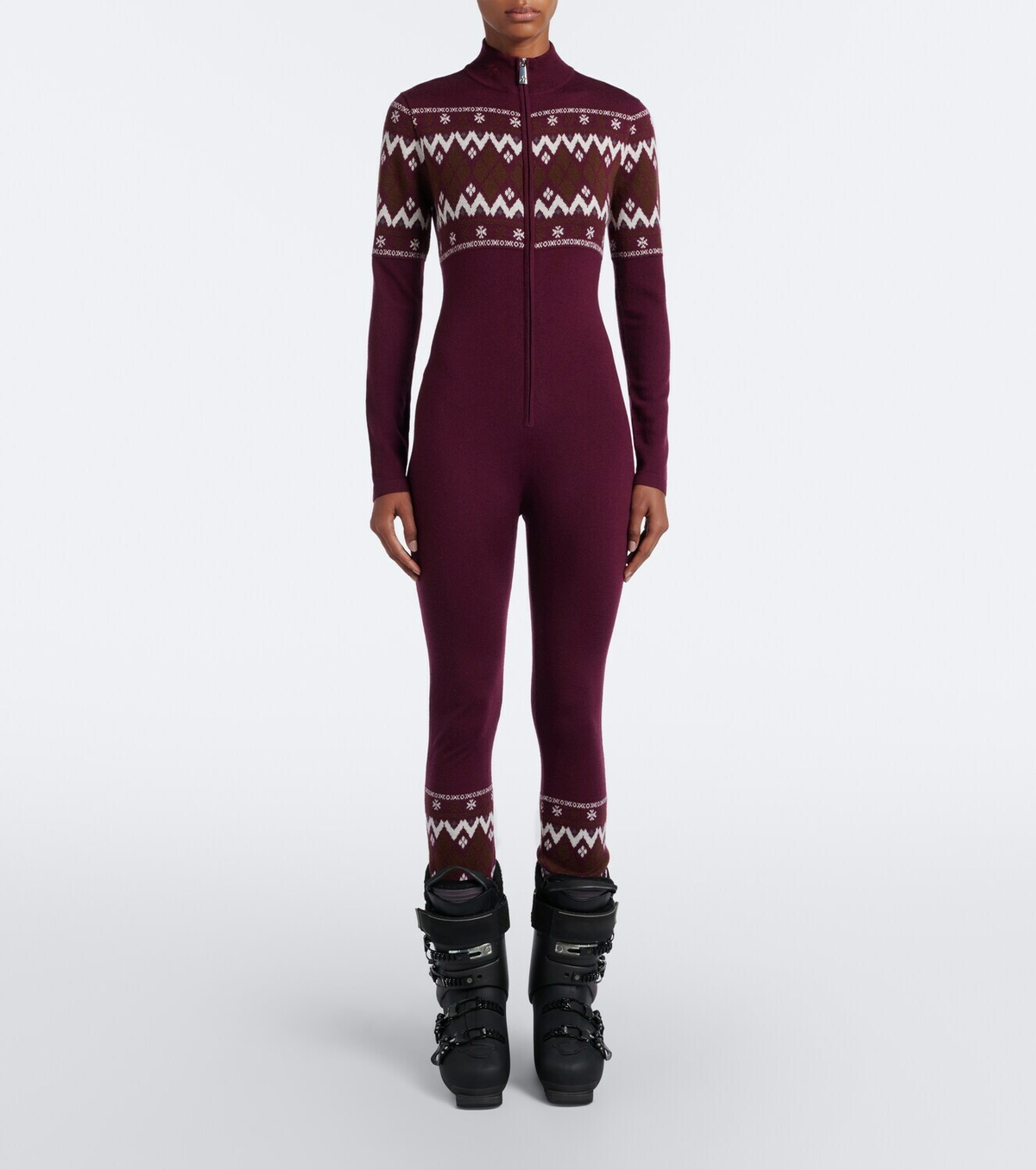 Perfect Moment Fair Isle wool catsuit