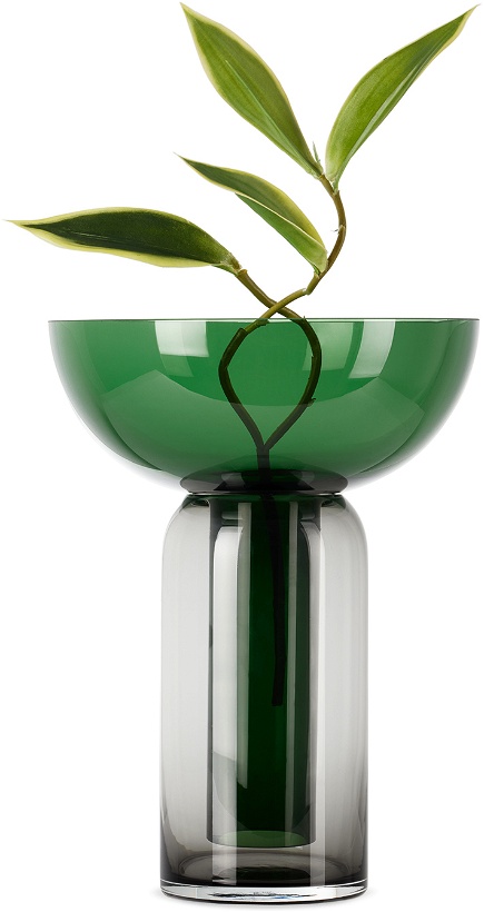 Photo: AYTM Green & Black Torus Vase