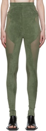 Dion Lee Green Chenille Leggings