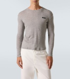 Miu Miu Logo cotton jersey T-shirt