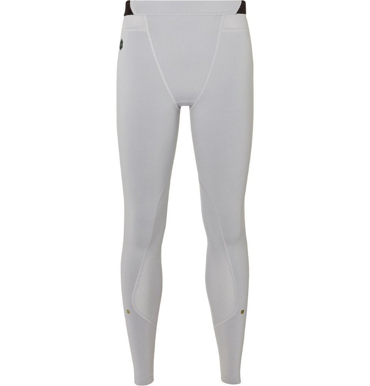 Photo: Under Armour - Rush Stretch-Jersey Leggings - Gray