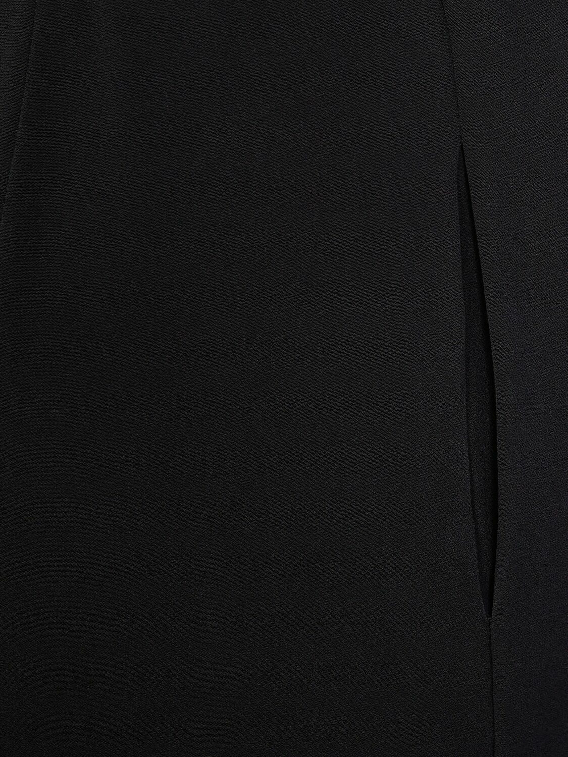 BALMAIN - Open Neck Tailored Crepe Jumpsuit