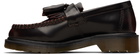Dr. Martens Burgundy Adrian Arcadia Leather Tassel Loafers