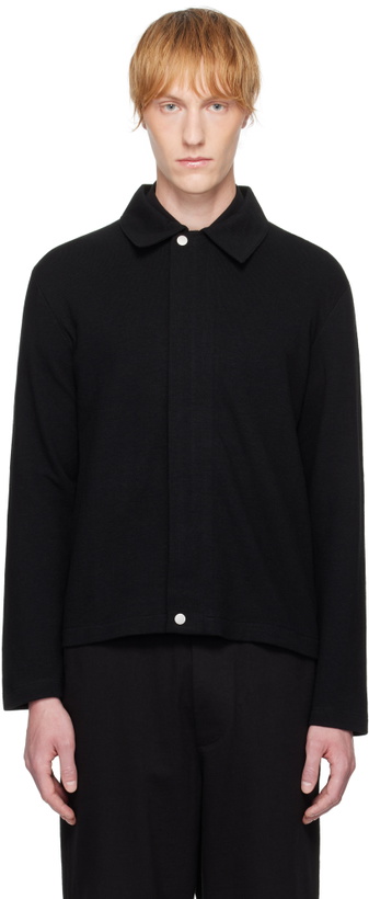 Photo: Lady White Co. Black Double Knit Jacket