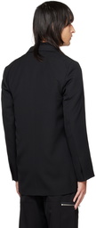 Jil Sander Black Latch Hook Blazer