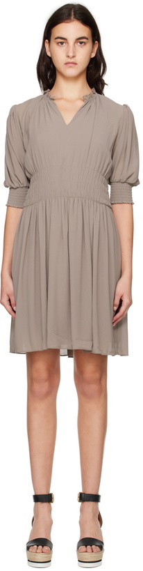 See By Chloe - Cotton-voile midi dress See by Chloe
